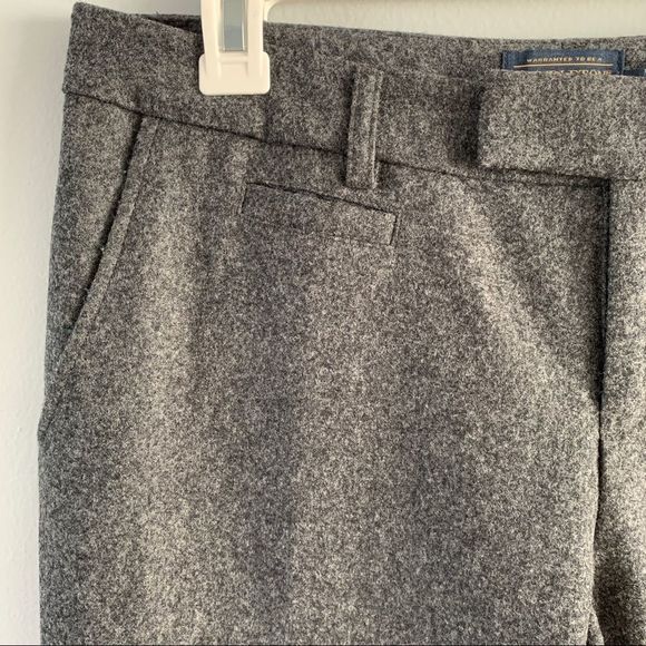 100% Virgin Wool Pants Straight Leg Pendleton Slacks Gray Size 8 Medium - Picture 2 of 9